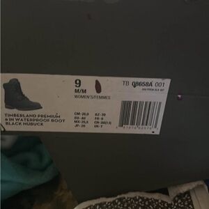 Timberland Black Nubuck Boots